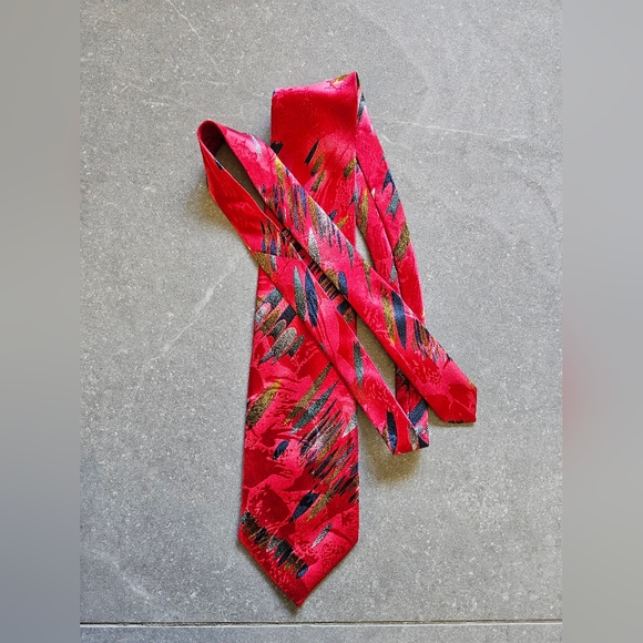 Vespucci Italian men's necktie 100%Silk - Picture 6 of 7